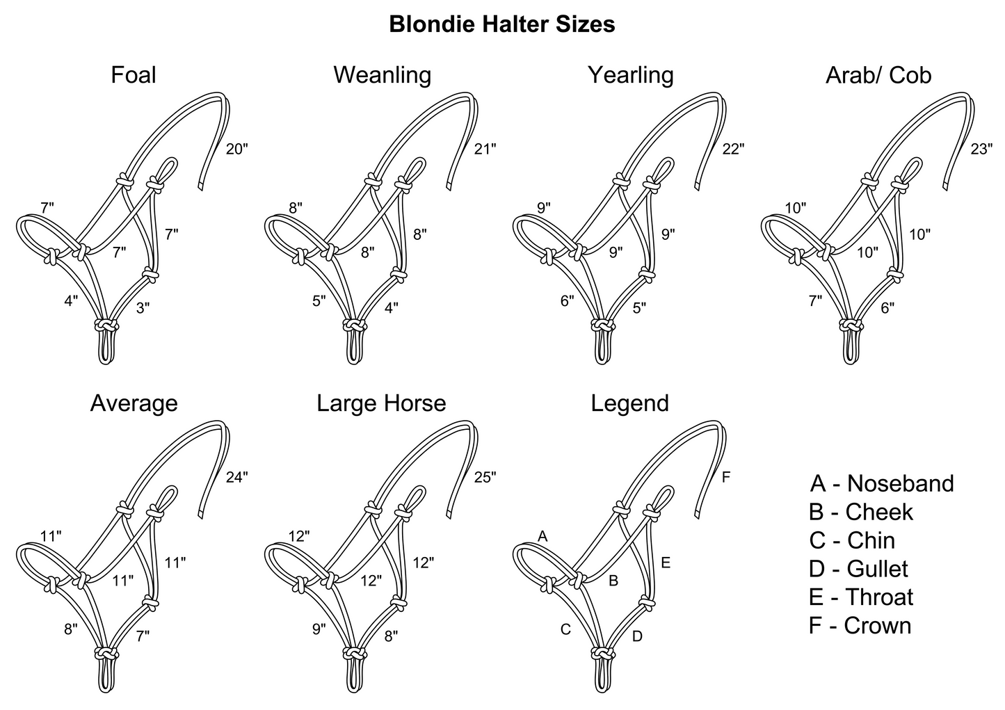 4-Knot Soft Rope Halter