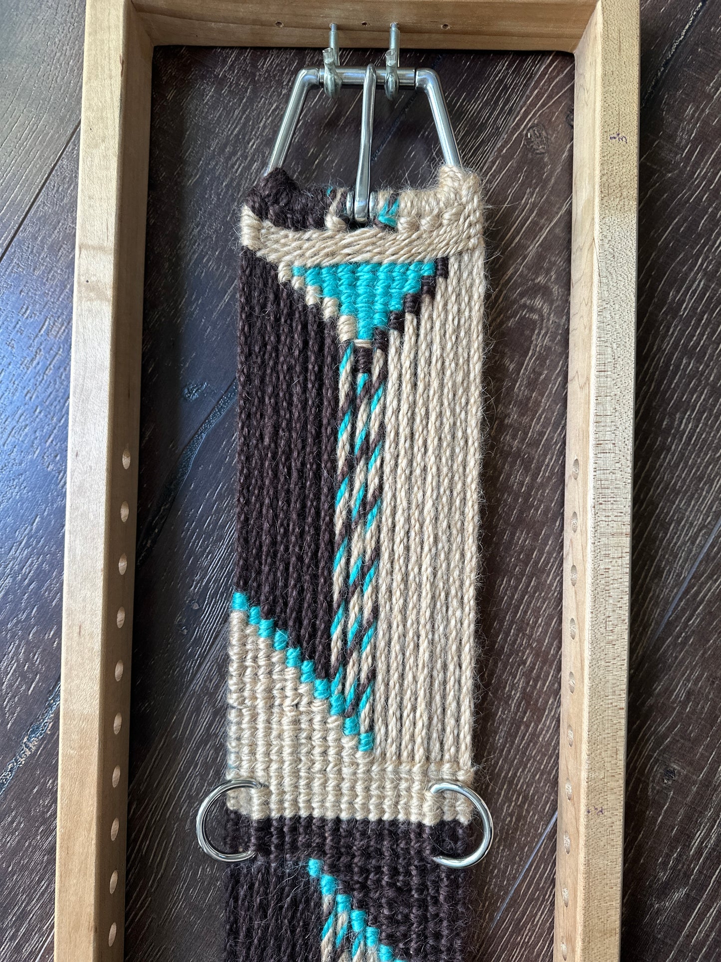 28" Straight Mohair Cinch "Two Face"