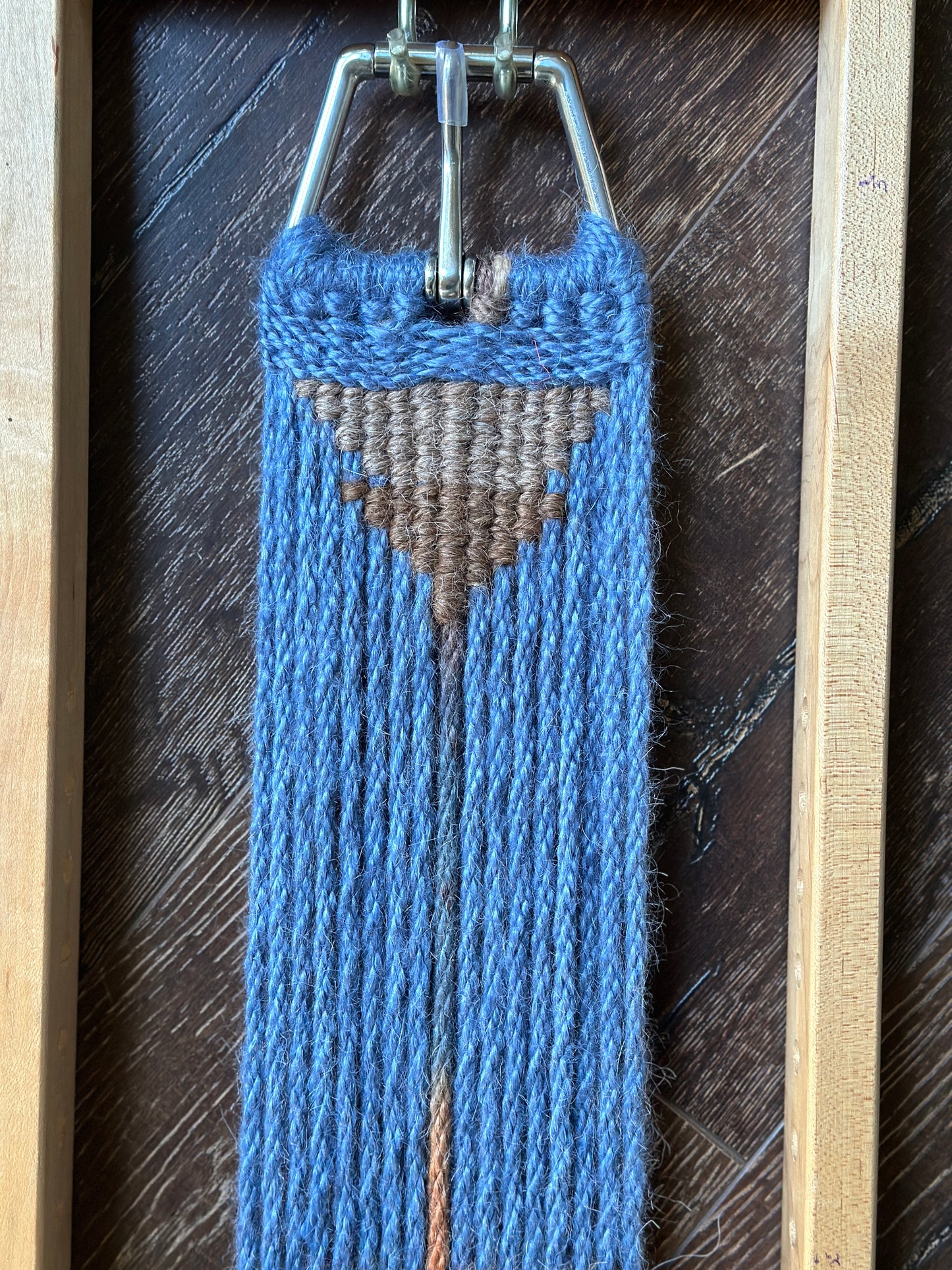 30" Straight Mohair Cinch "Bluefox"