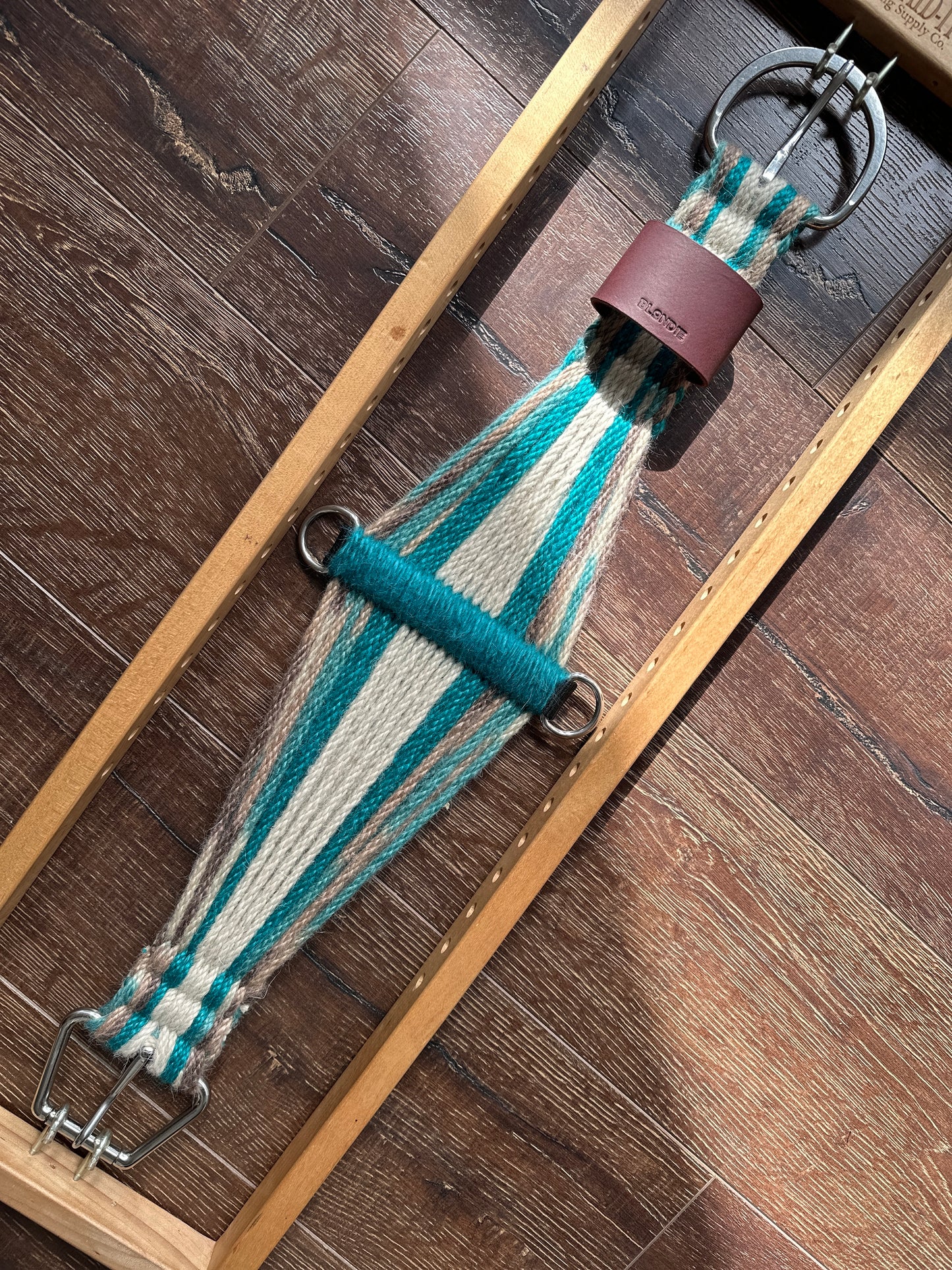 28" Roper Mohair Cinch "Turquoise Tide"