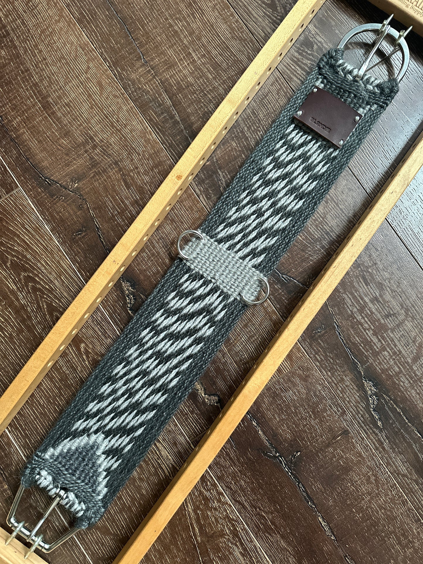 32" Straight Mohair Cinch "Grey Area"