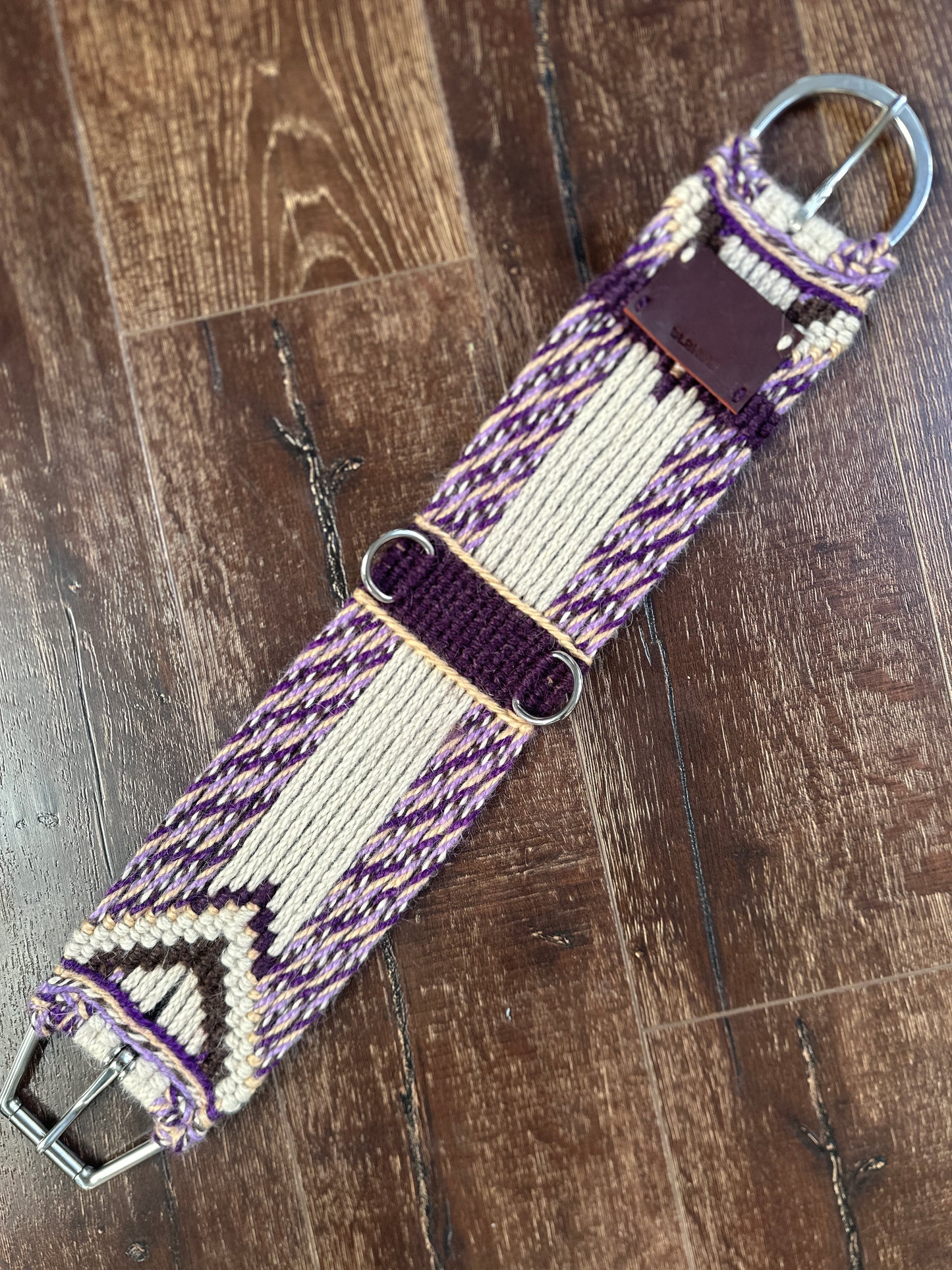 28" "Violet Vaquero" Mohair Cinch