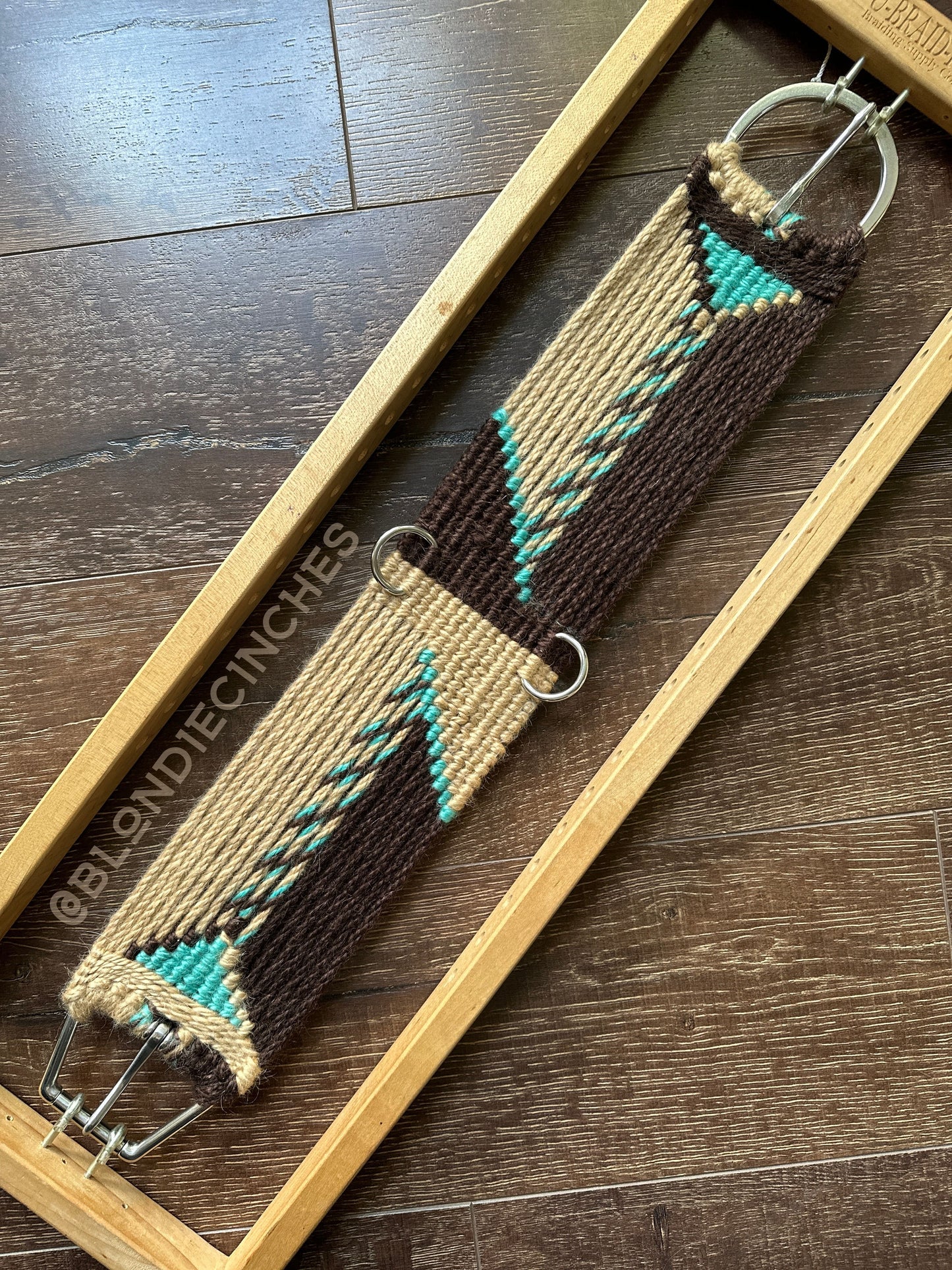 28" Straight Mohair Cinch "Two Face"