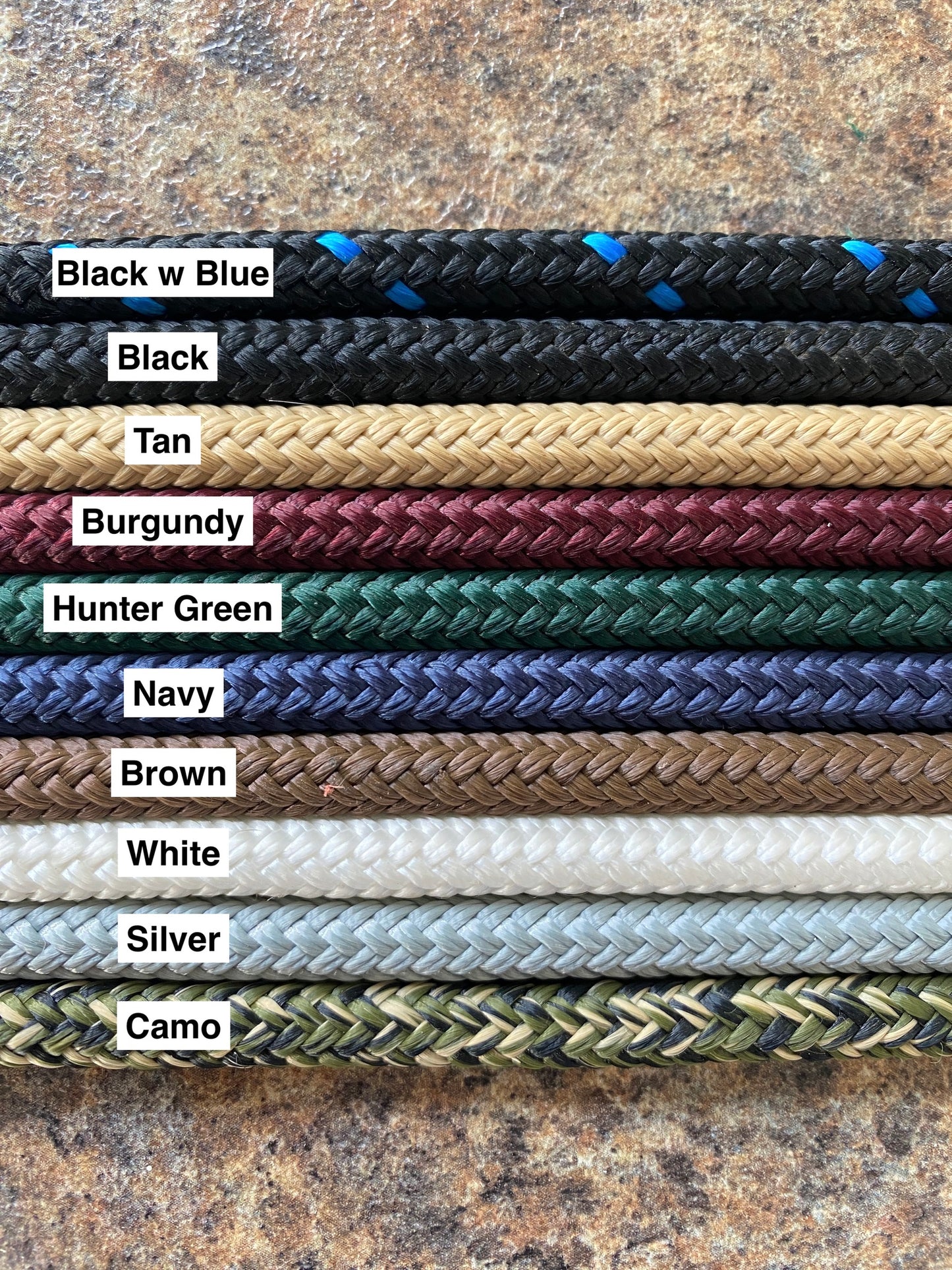 Soft Rope Halter - YEARLING SIZE