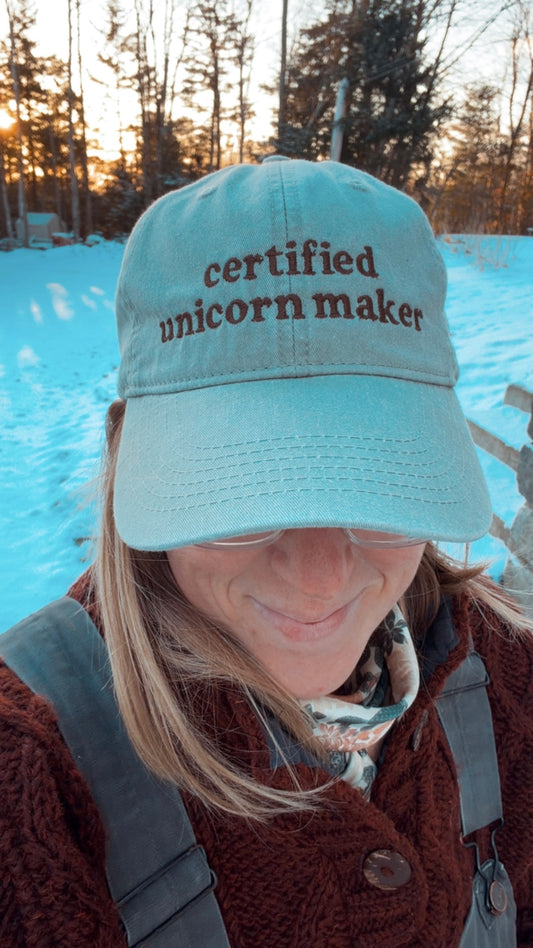 "certified unicorn maker" Hat