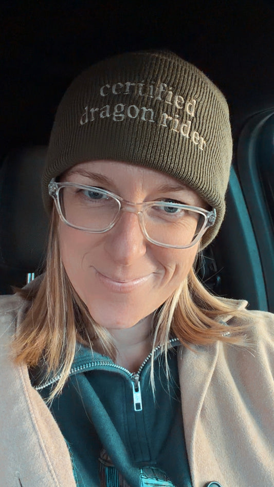 "certified dragon rider" Hat