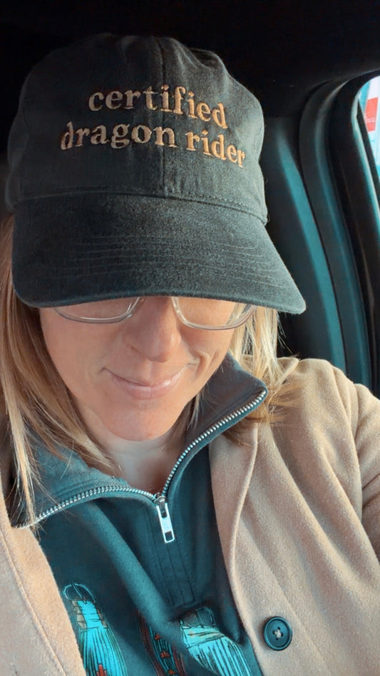 "certified dragon rider" Hat