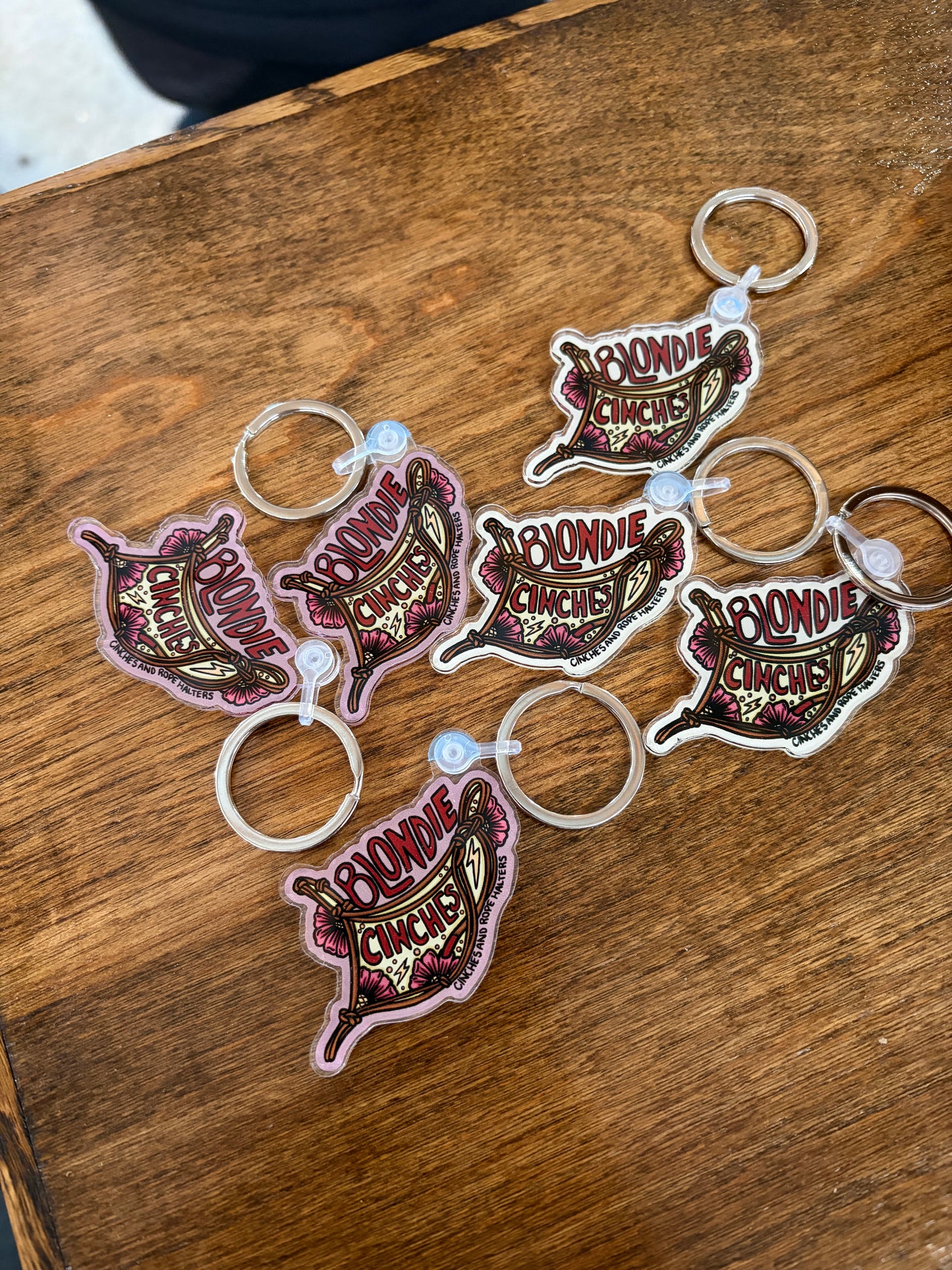 Blondie keychain