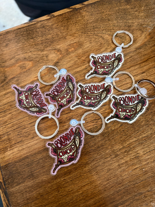 Blondie keychain