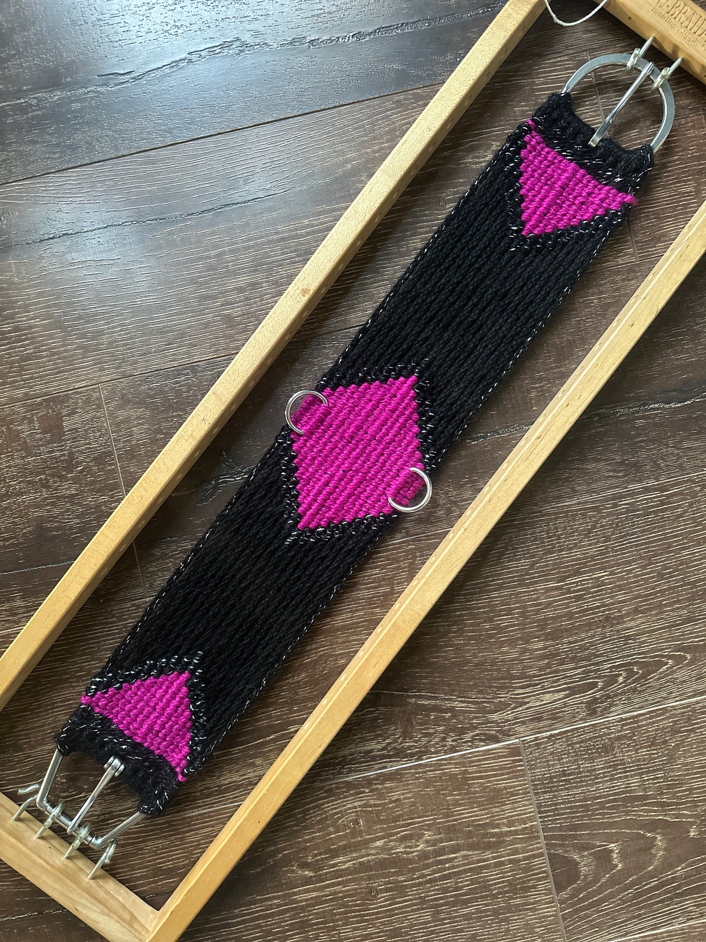 32" "Midnight at the Rodeo" Mohair Cinch