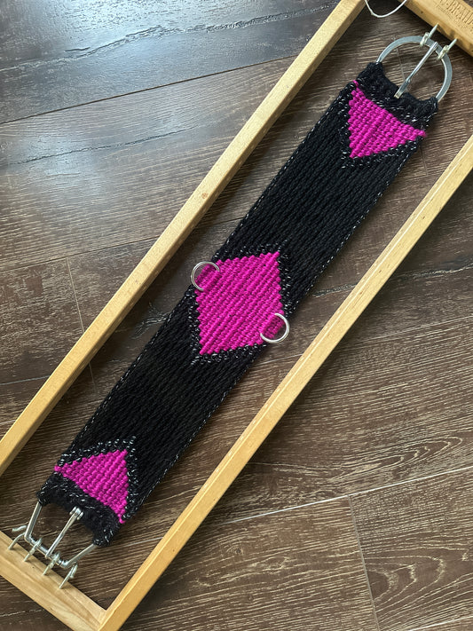 32" "Midnight at the Rodeo" Mohair Cinch