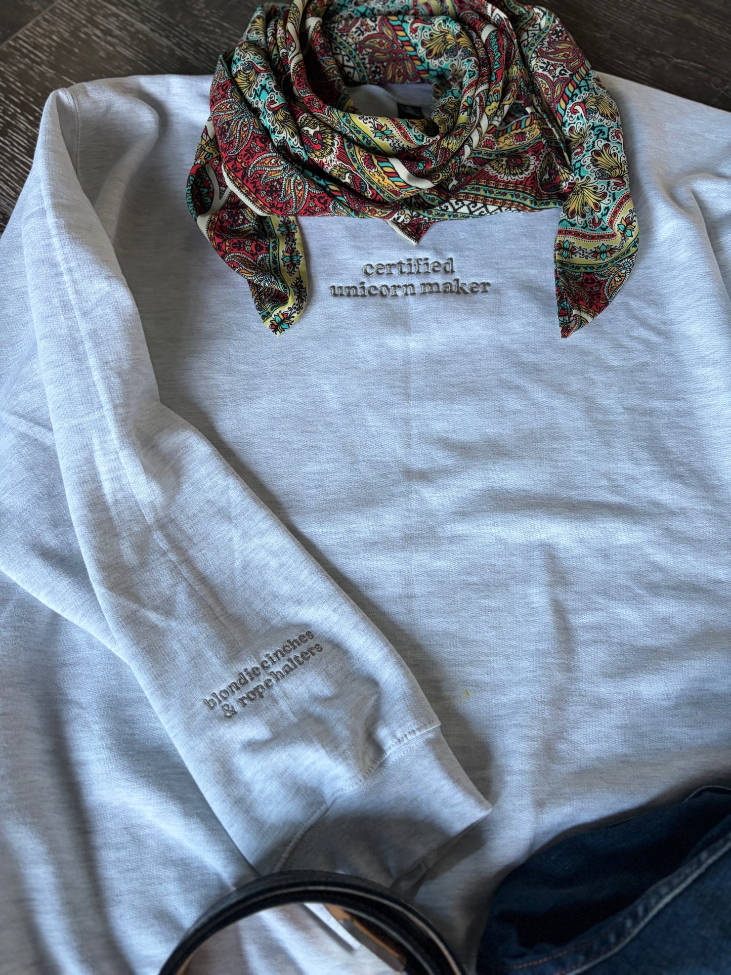 Certified Unicorn Maker Crewneck