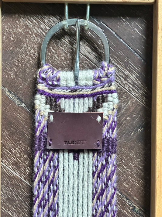 28" "Violet Vaquero" Mohair Cinch