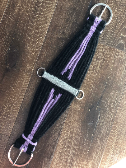 30" Roper Cinch - Black & Purple with grey accents