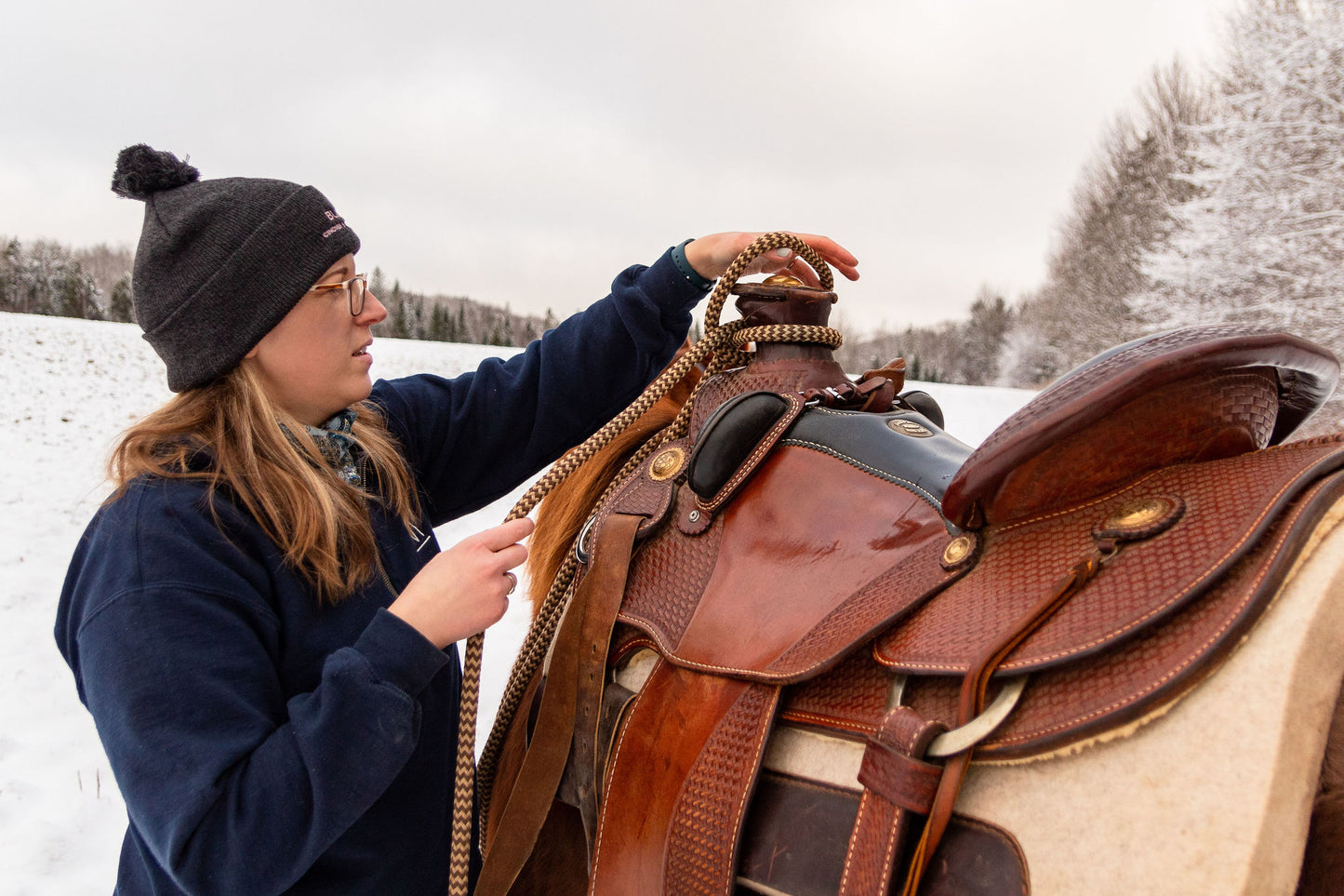 tan mecate reins, colt starting tools, colt training tools, horse training, pony training, rope reins, loop reins