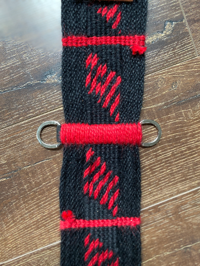 30" Straight Cinch - Red & Black